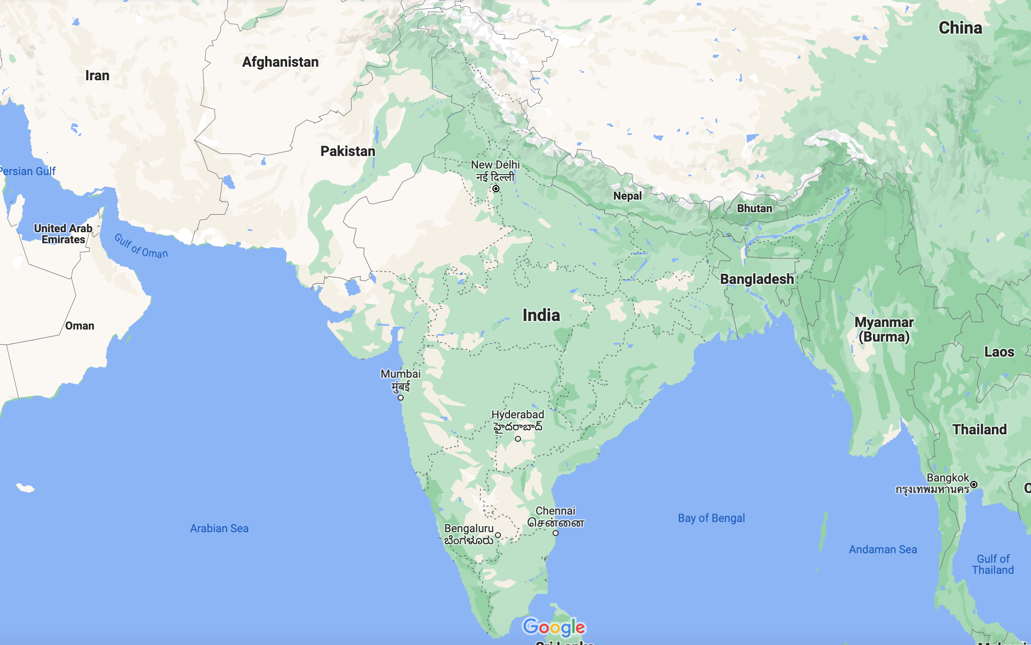 Map of India